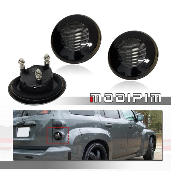 Smoked Black Lens Rear Reverse Backup Light Housing Kit for 2006 - 2011 for Chevrolet HHR-
