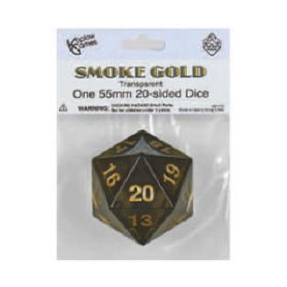 Koplow d20 55mm Smoke w/Gold (Spindown) New