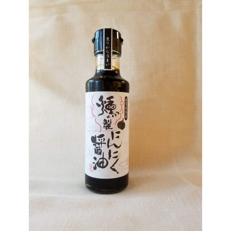 Smoked Garlic Soy Sauce, Takashima, Shiga (150ml) - Kurumira Shop
