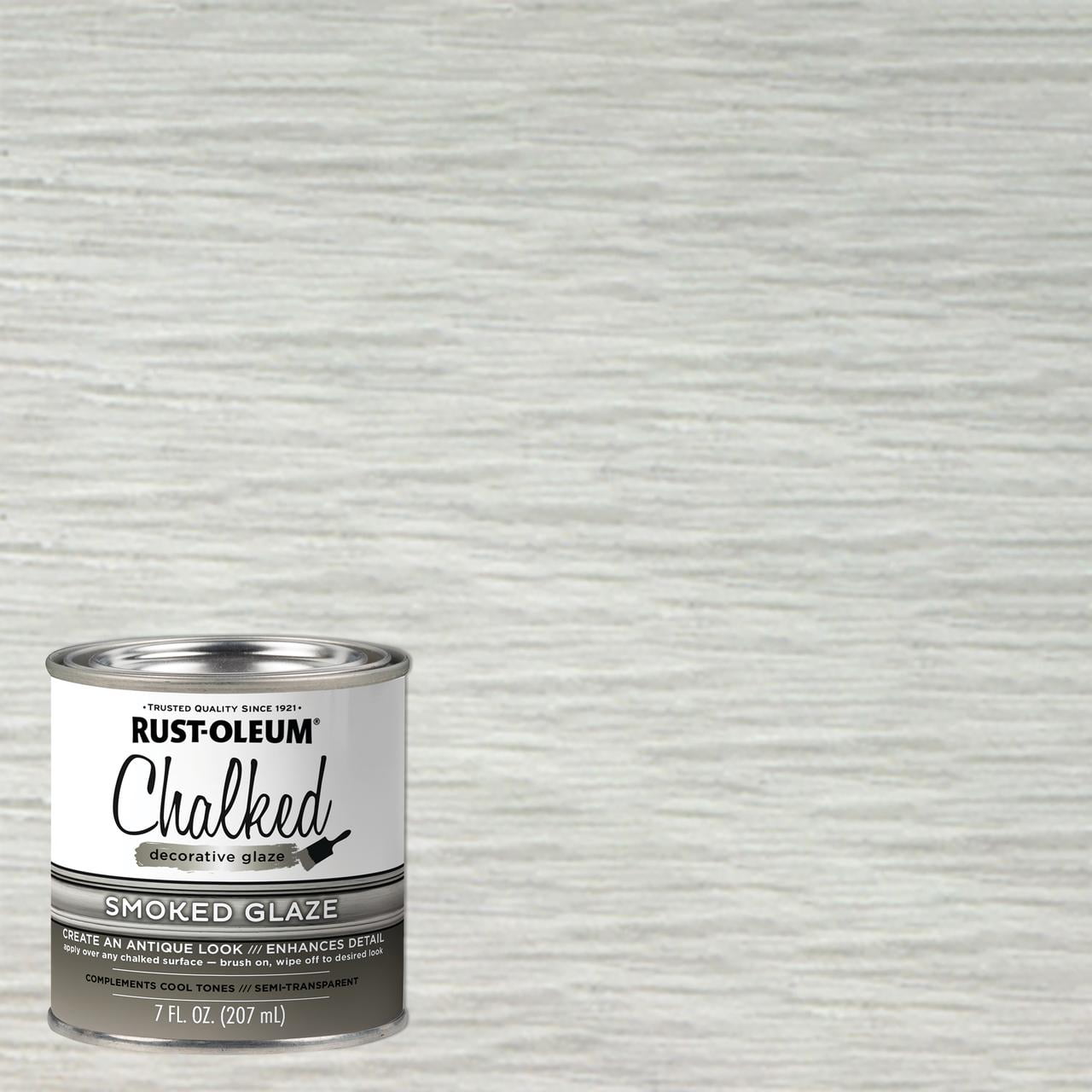 Smoked Glaze, Rust-Oleum Specialty Chalked Matte Paint - 349609, 1/2 Pint- 4 Pack