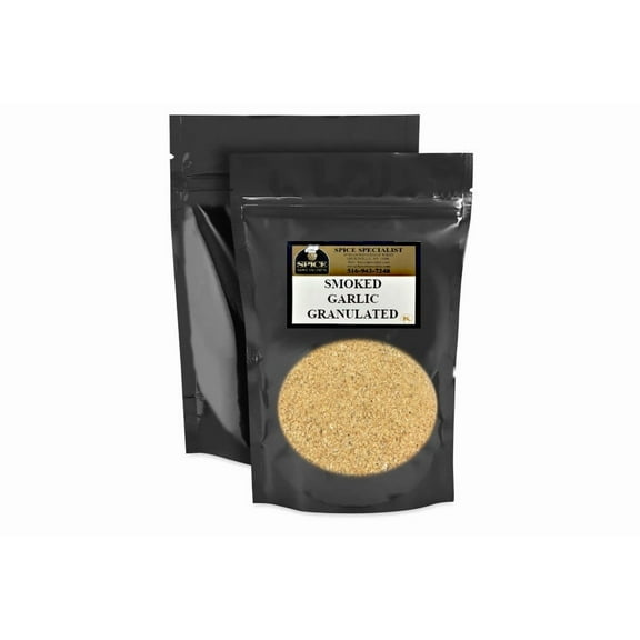Smoked Granulated Garlic - 10 oz Bag - KOSHER