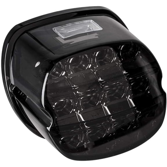 Smoked LED Rear Brake Tail Light Integrated Turn Signals Taillights Compatible with Harley Dyna Road King Electra Glide Sportster Heritage Softail Touring