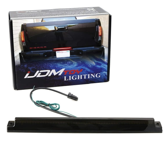 Smoked Lens 54-SMD Full LED Rear Tailgate ID Lightbar, For Chevrolet Silverado 2500HD 3500HD GMC Sierra 2500 3500 Dually