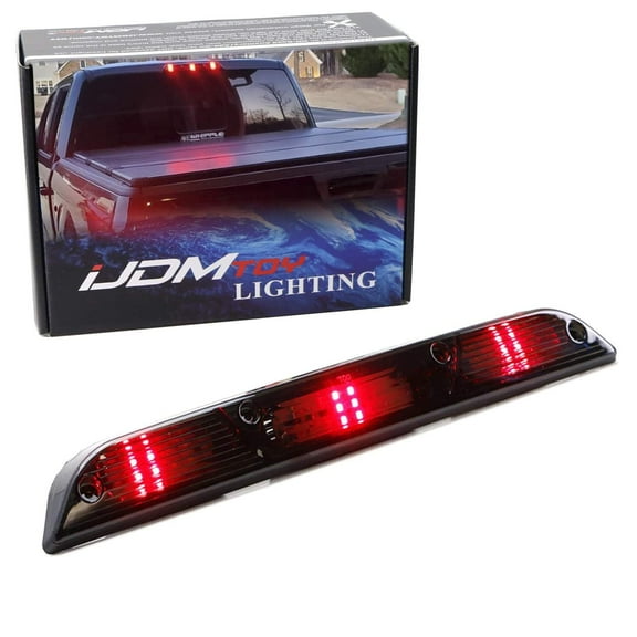 Smoked Lens Raptor_Style 3-Dot LED High Mount Third Brake Light Kit For Ford 2015-2020 F-150, 2017-up F-250 F-350, 2019-up Ranger, 2022-up Maverick (Excluding Raptor)