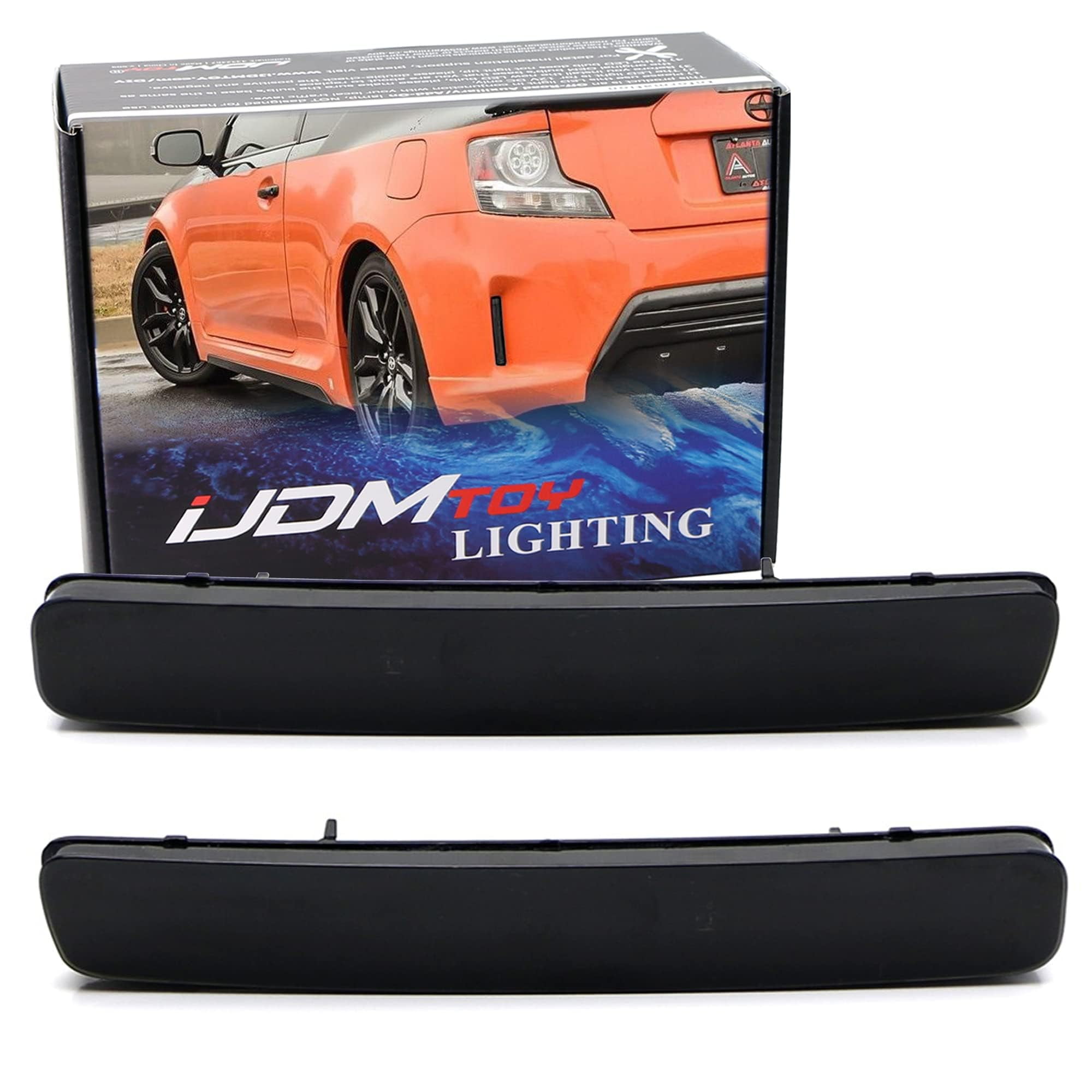 Smoked Lens Rear Bumper Reflector Lenses For 2012-2017 Toyota Prius V ...