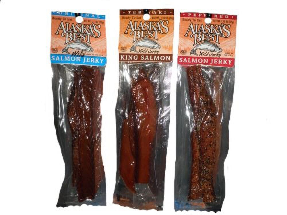 Smoked Salmon Jerky Sampler (3 Pack)