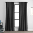 thumbnail image 1 of Half Price Drapes Smoked Truffle Bellino Textured Faux Linen Room Darkening Curtains For Bedroom & Living Room Curtains(1 Panel), Curtains 84 Inches Long, 50W X 84L, 1 of 12