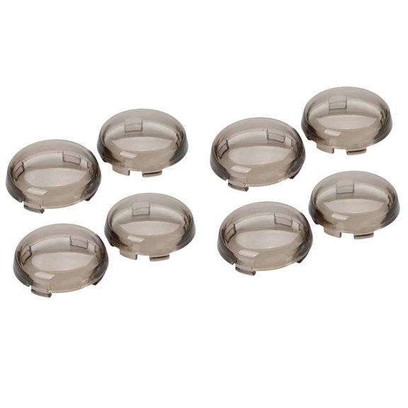 Smoked Turn Signal Lens Covers Lenses for Pack of 8