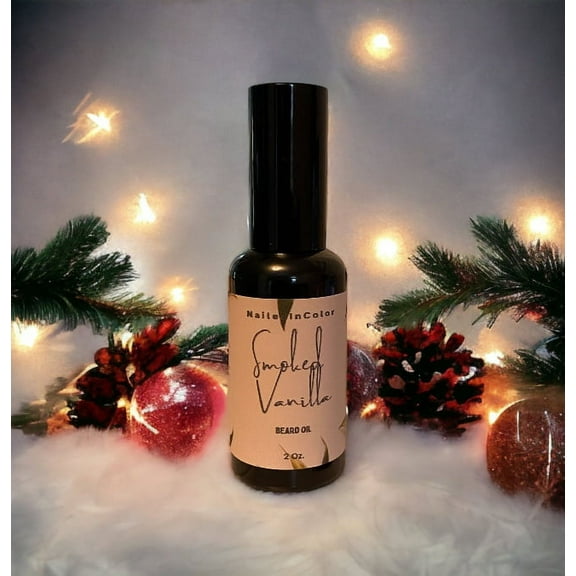 Smoked Vanilla Men's Beard Oil by NailedInColor- Men's Scented Beard Oil-Men's Skin Care-Beard Grooming-Men's Moisturizer