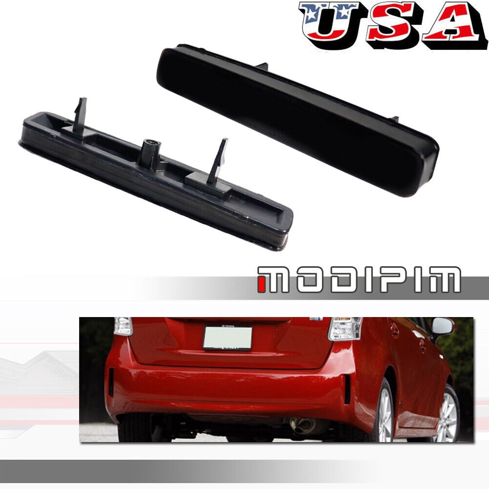 Smoked lens rear bumper reflector lens for 14-16 Scion tC and 12-17 for ...