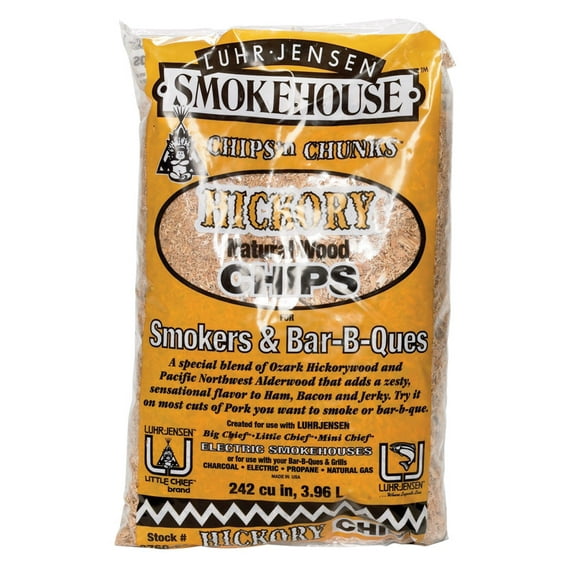 Smokehouse All Natural Hickory Wood Smoking Chips 242 cu in