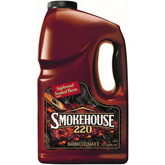 Smokehouse Applewood Smoked Bacon Flavor Bbq Sauce Bulk, 1 Gal - Case of 2