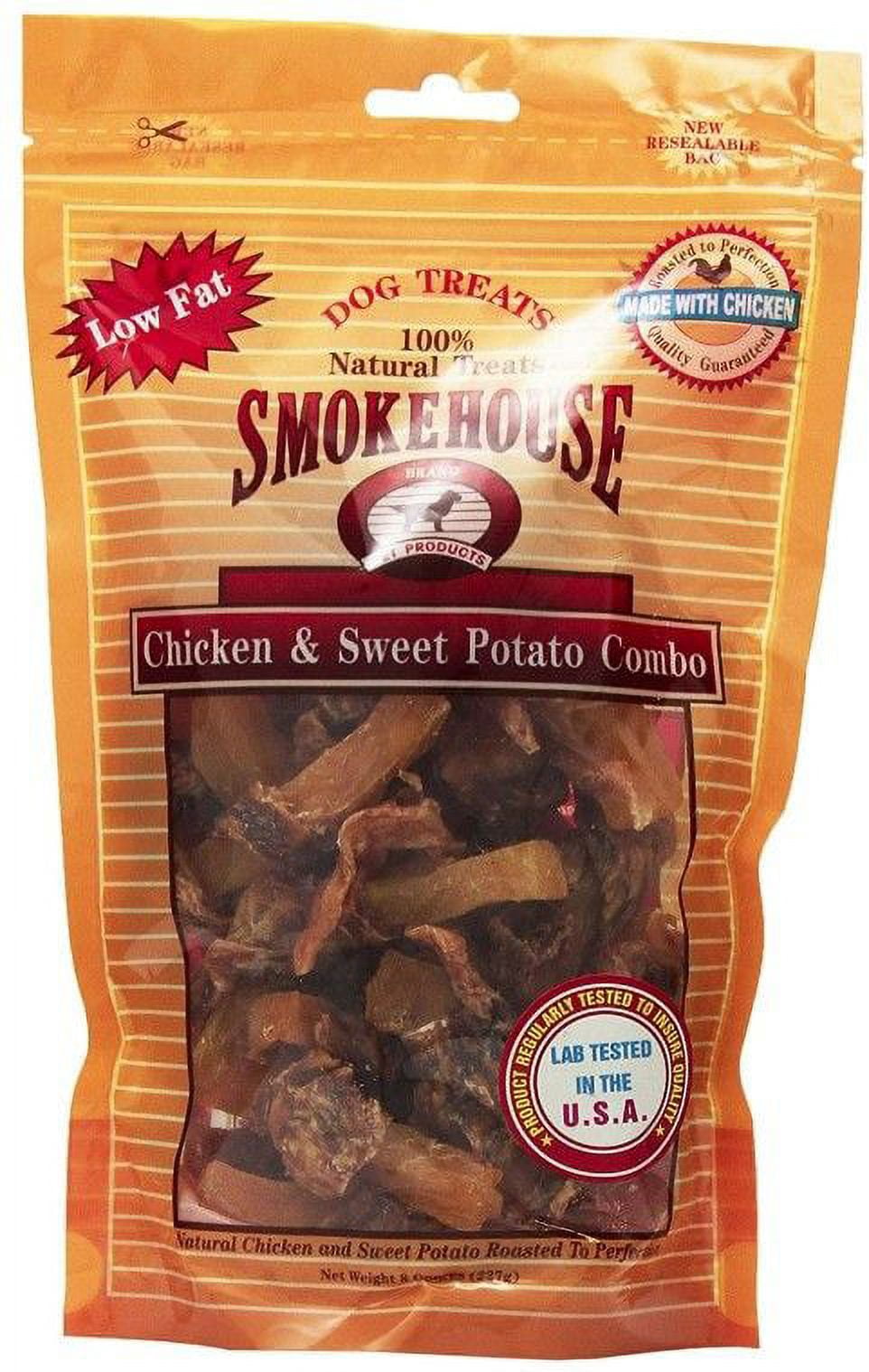 Smokehouse Chicken and Sweet Potato Combo Natural Dog Treat [Dog, Treats Packaged] 8 oz