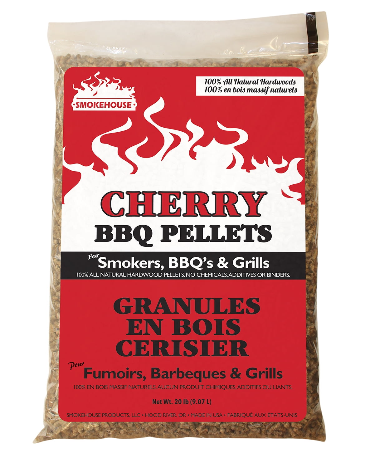 Smokehouse Grills 97900400000 20 Lbs Cherry BBQ Pellets