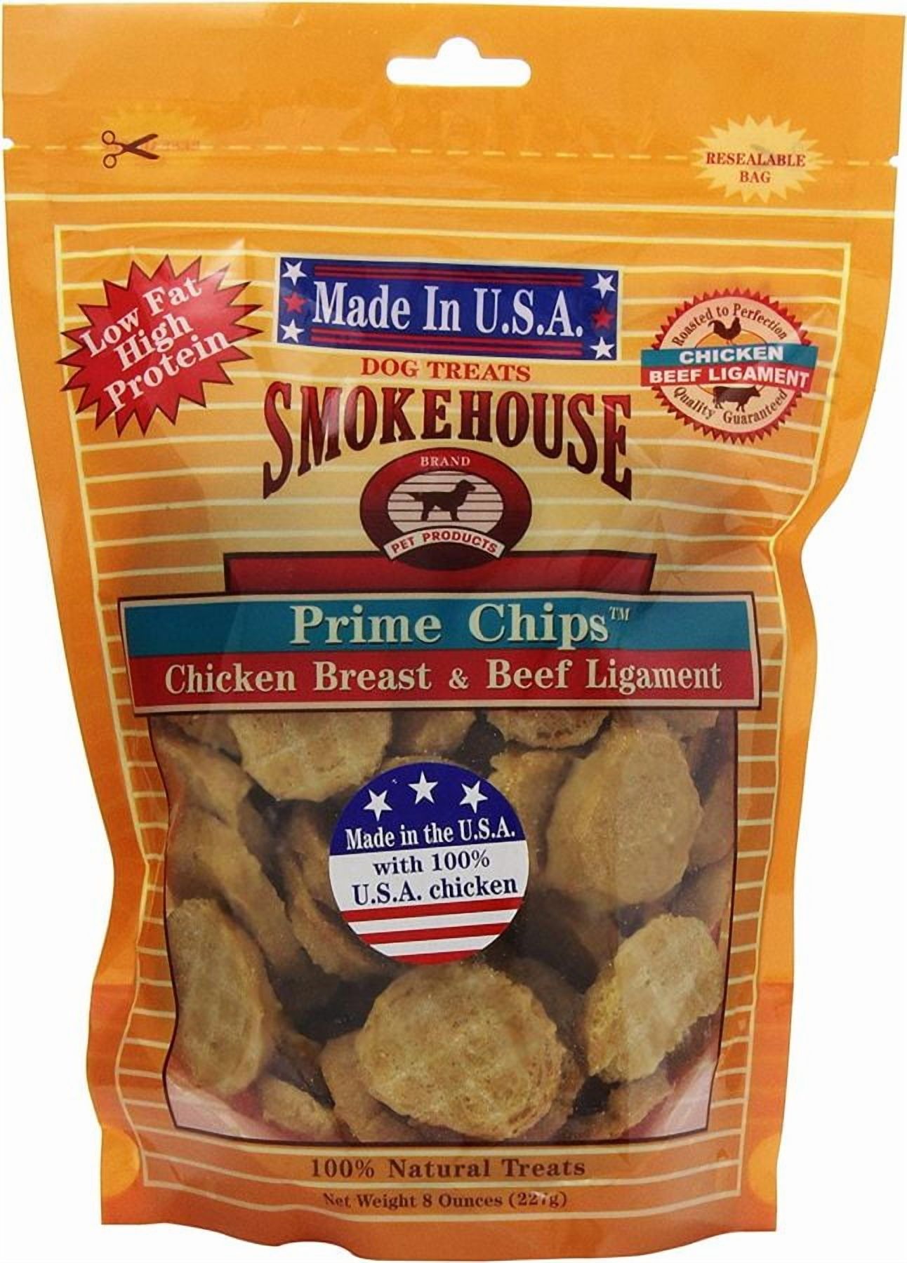 Smokehouse Treats Prime Chicken & Beef Chips [Dog, Treats Packaged] 8 oz