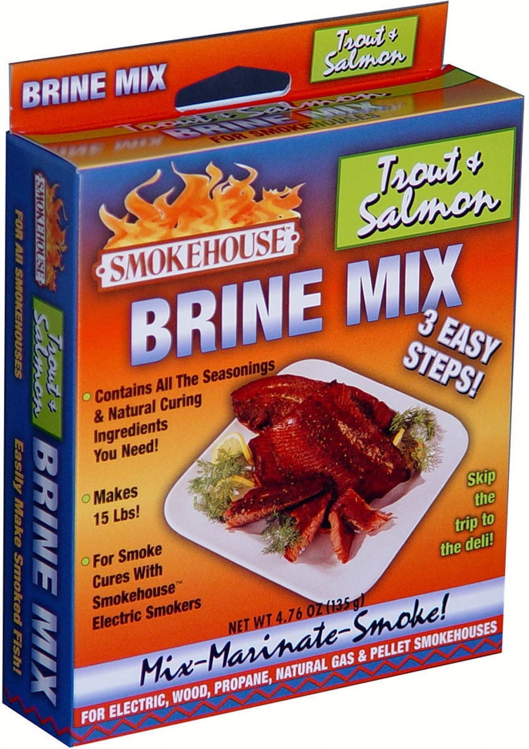 Smokehouse Trout/Salmon Brine Mix, 4.76 oz.