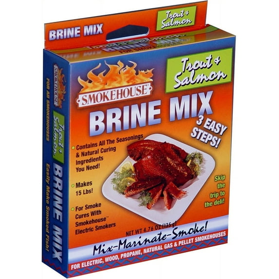 Smokehouse Trout/Salmon Brine Mix, 4.76 oz.