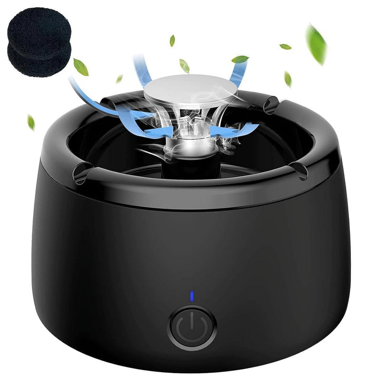 Smokeless Ashtray Indoor, Ashtrays for Smokers Rechargeable Ashtray for Car Indoor Outdoor Home