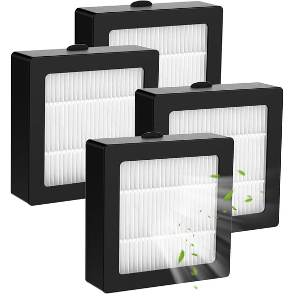 Smokeless Ashtray Replacement Filters 4Pack - HEPA & Carbon Layer for Smoke, Dust, Odor Elimination