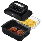 Smokeless Electric Indoor Grill, Portable 2 in 1 Indoor Tabletop Grill & Griddle