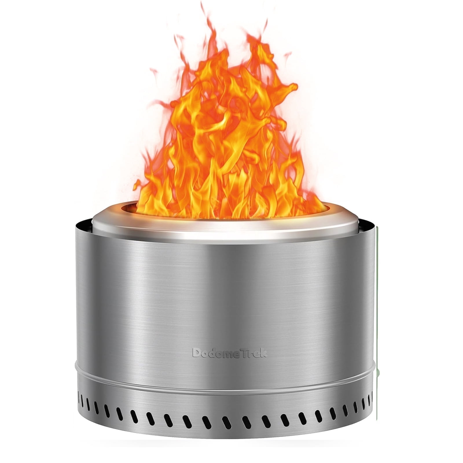 Dodometrek Smokeless Portable Outside Fire Pit, 20in Stainless Steel