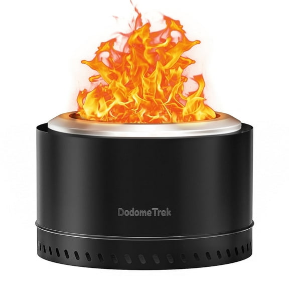 Dodometrek Smokeless Fire Pit, Portable Firepit Outdoor, 27in Inky