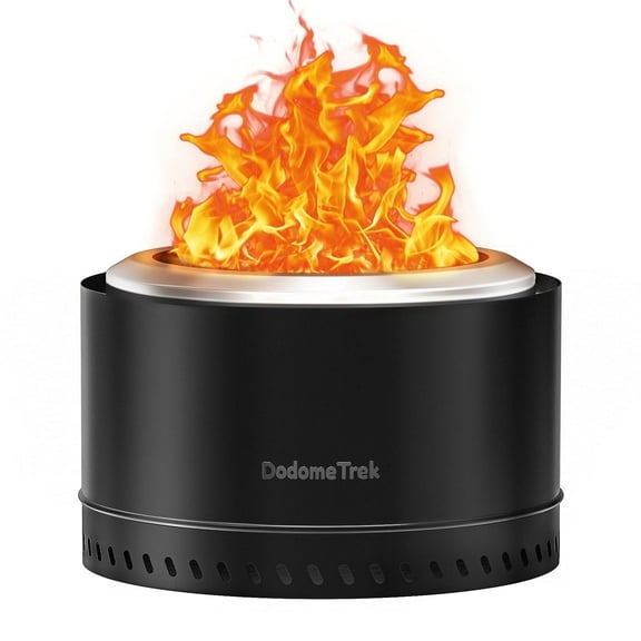 Dodometrek Smokeless Fire Pit, Portable Firepit Outdoor, 27in Inky