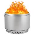 Smokeless Fire Pit, Portable Safe Burning Fireplaces Stainless Steel, w