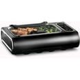 Smokeless Indoor Grill & Air Fryer Raclette Grill With Smoke Extracting