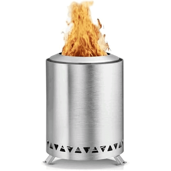 Smokeless Tabletop Fire Pit Outdoor - 8 Inch Mini Fire Pit, Wood Pellet Table Top Firepit, Portable Table Top Pit for Outside Patio, Small Pits Patio Heater Stove, Tabletop Firepit$$Garden & Patio