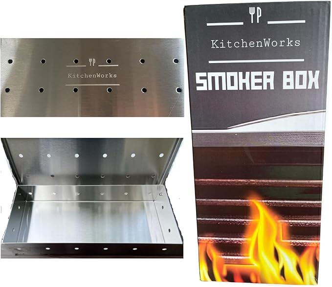 Smoker Box the Stainless Steel KitchenWorks Smoker Box will help