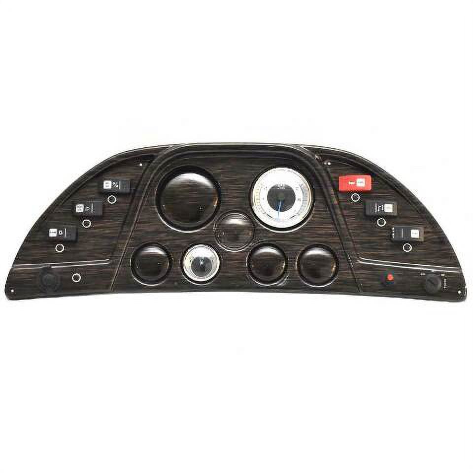 Smoker Craft Boat Dash Panel 501022 w/ Faria Gauges Faux Woodgrain