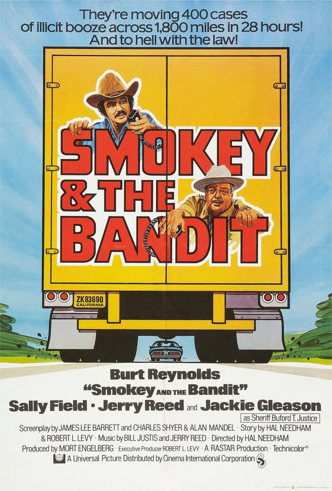 Smokey And The Bandit Canvas Art - (11 x 17)