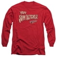 thumbnail image 1 of Smokey And The Bandit Sombitch Long Sleeve Adult 18/1 T-Shirt Red, 1 of 1