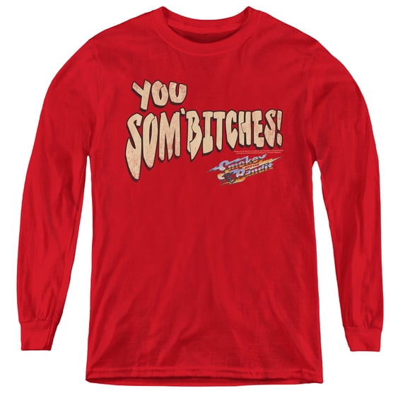 Smokey And The Bandit - Sombitch - Youth Long Sleeve Shirt - X-Large