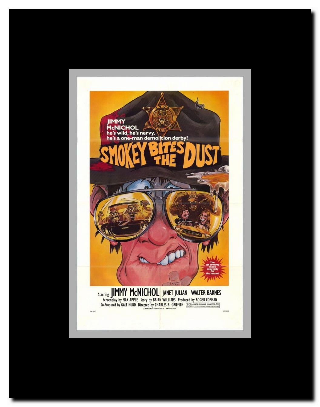 Smokey Bites the Dust Framed Movie Poster