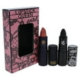 Smokey Lip Kit by Lipstick Queen for Women 2 Pc Kit 0.12oz Black Lace