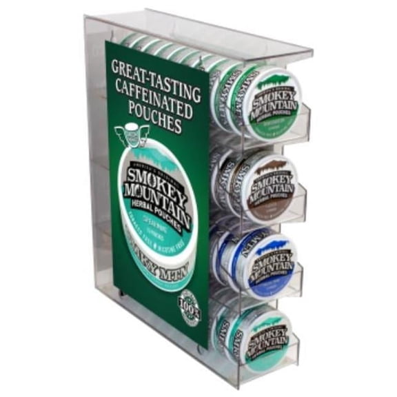 Smokey Mountain 4SKU Pusher Tower Display - WGP-AMP-SPP-CFP