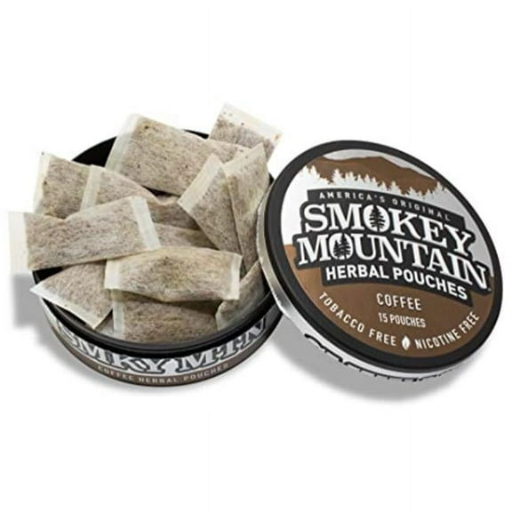 Smokey Mountain Chew 126699 Coffee Caffeinated Pouch, 15 Pouches