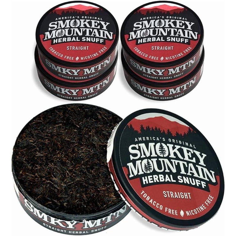smokey mountain tobacco ionia michigan Smokey Mountain Herbal Long Cut – Straight – 5 Can Box Natural Herbal  Smokeless Product
