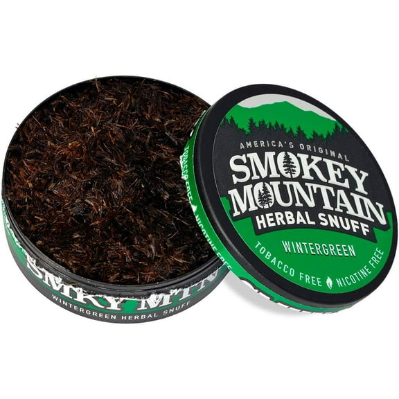 Smokey Mountain Herbal Long Cut Wintergreen 1 Can