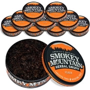 Smokey Mountain Herbal Long Cut   Peach   10 Can Box