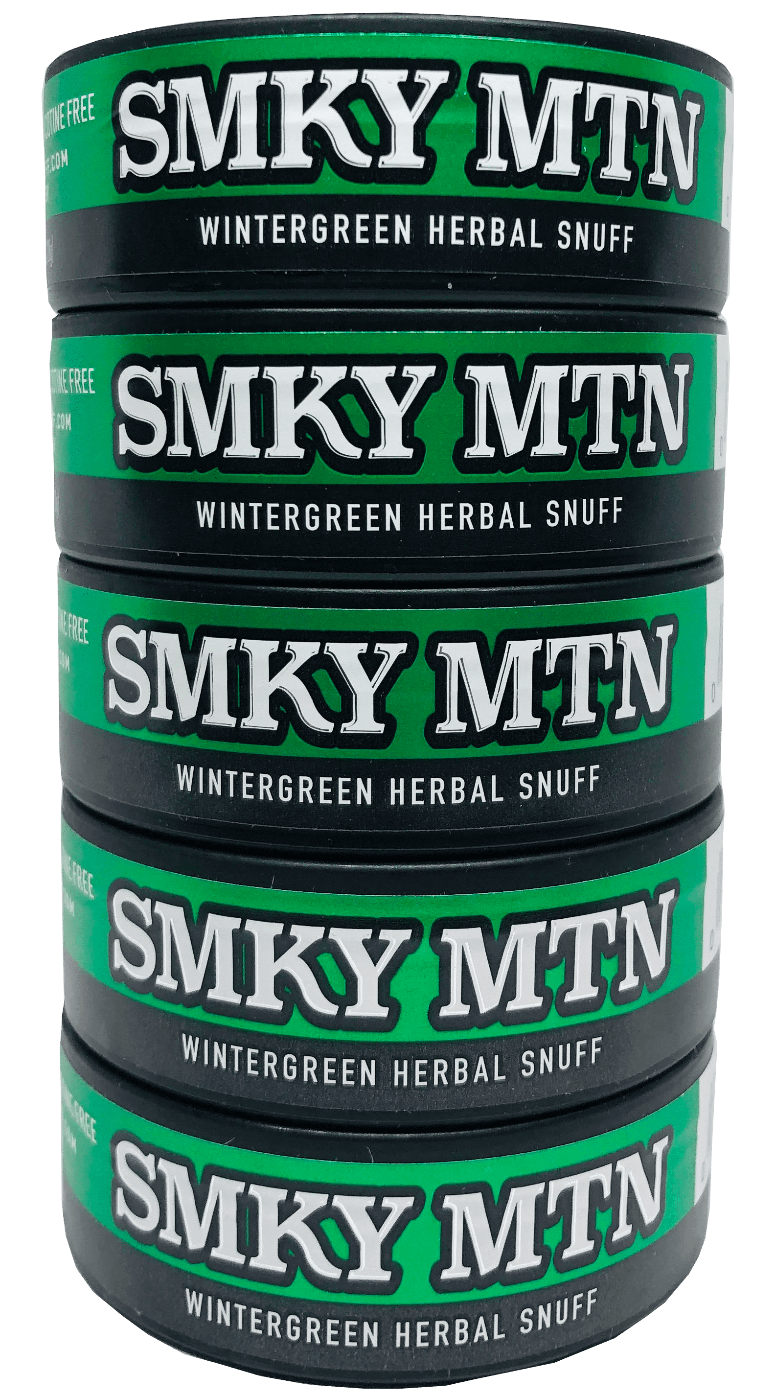  Smokey Mountain Herbal Long Cut – Wintergreen – 10 Can Box -  Tobacco Free and Nicotine Free Snuff : Health & Household
