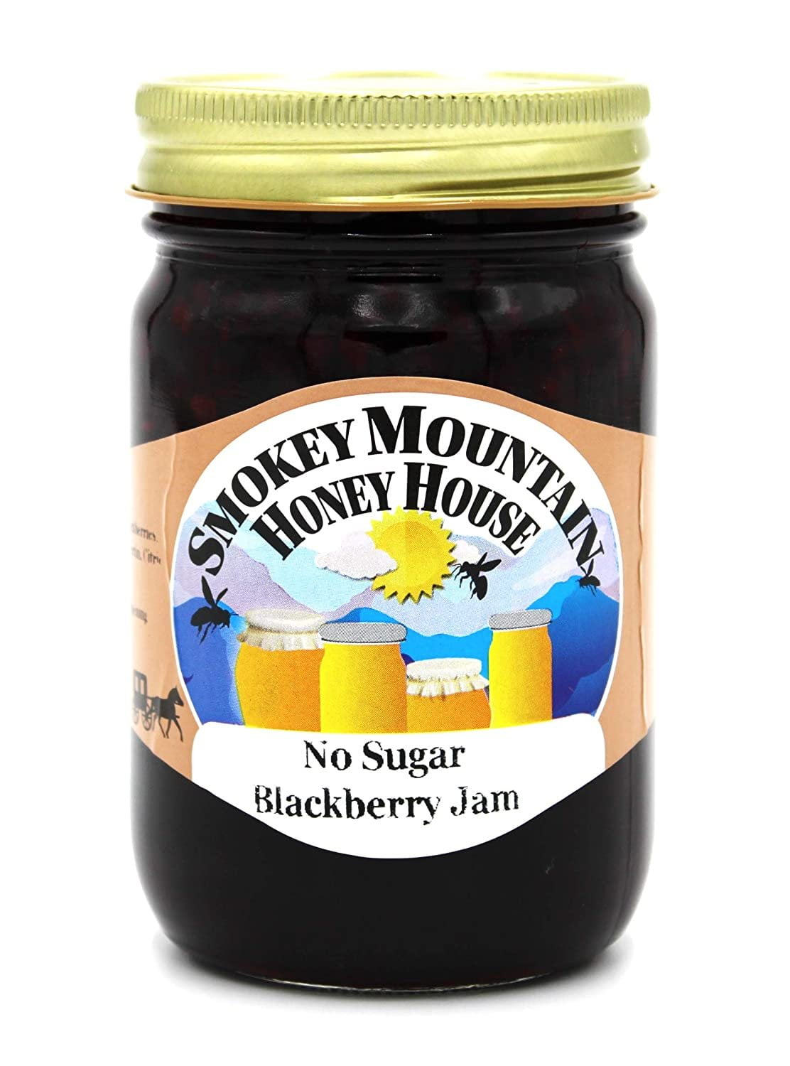 Smokey Mountain Honey House No Sugar Added Blackberry Jam A Gourmet