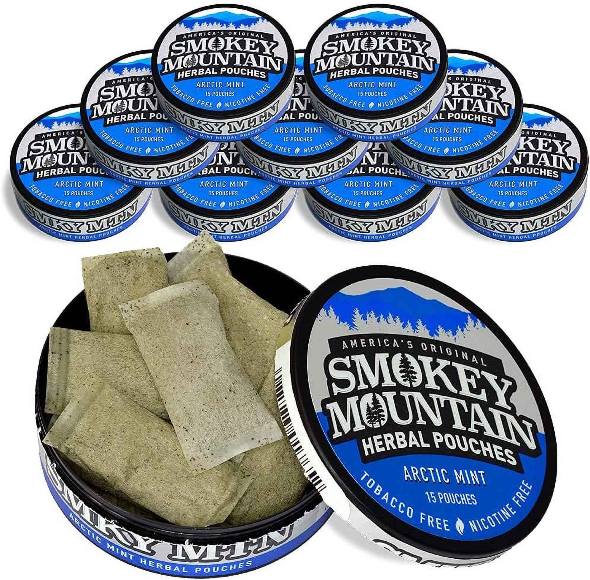 Smokey Mountain Pouches Arctic Mint NicotineFree and TobaccoFree