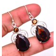 thumbnail image 1 of Smokey Quartz 925 Sterling Silver Earring 1.9", Quartz Earring, Drop Dangle Earring, Brown Earring, Gift for her, Elegant Earring, Gemstone Earring, 1 of 1