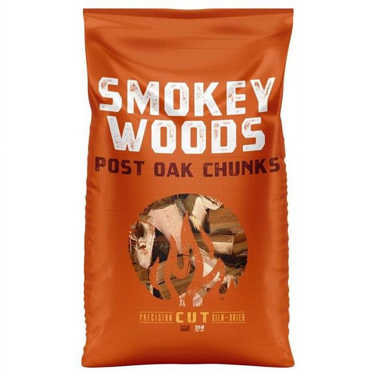 Smokey Woods 8087462 350 cu. in. All Natural Post Oak Wood Smoking