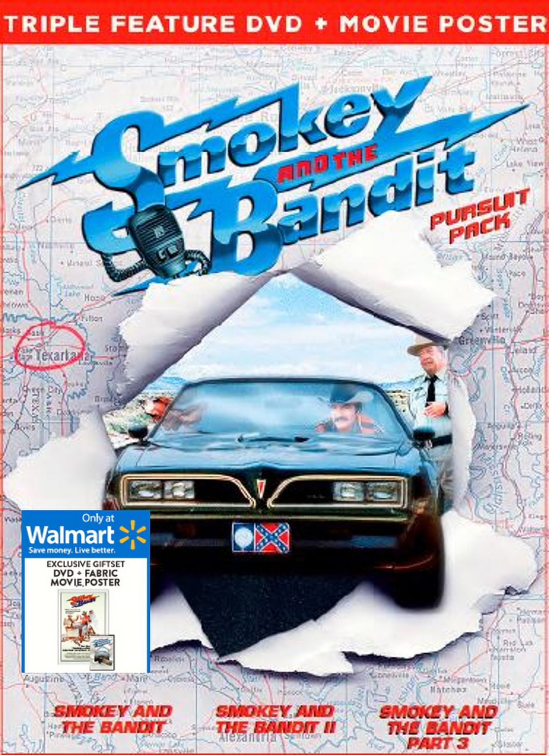 Smokey & the Bandit: Pursuit Pack (Walmart Exclusive) (DVD + Fabric Movie Poster)