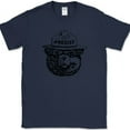 thumbnail image 1 of Smokey the Bear Resist T-Shirt Funny Classic Forest Fires Humor Novelty Tee - Navy, 2XL, 1 of 1