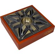 Smokin Ash UrbanMatrX Modern Progressive Grid Matrix Pattern Cigar Ashtray